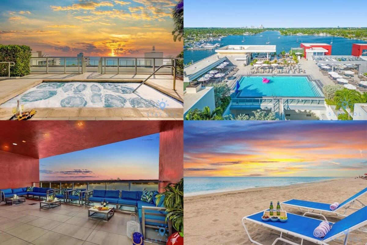 Best Stay - Rooftop Pool & Hot Tub - Hollywood Beach מראה חיצוני תמונה